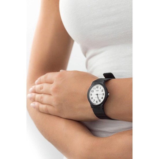 CASIO - MQ-24-7BLLGF - CASIO Collection - horloge - Unisex - Zwart -  Kunststof Ã˜ 34 mm | bol.com