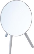 Make-up spiegel - Cosmetica spiegel - Scheerspiegel - Draagbare spiegel - Vergrotend - Inklapbaar - Grijs
