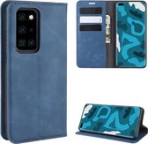 Huawei P40 Pro hoesje - Luxe Wallet bookcase - Blauw - GSM Hoesje - Telefoonhoesje Geschikt Voor: Huawei P40 Pro