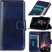 Huawei P40 hoesje - Wallet bookcase - Blauw - GSM Hoesje - Telefoonhoesje Geschikt Voor: Huawei P40