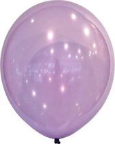 Amscan Ballonen 13 Cm Latex Metallic Transparant Paars 100 Stuks