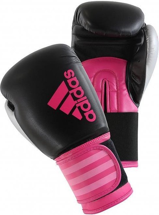 Adidas Boxing Gloves Hybrid Ladies Leather Noir / rose Taille 6 | bol.com