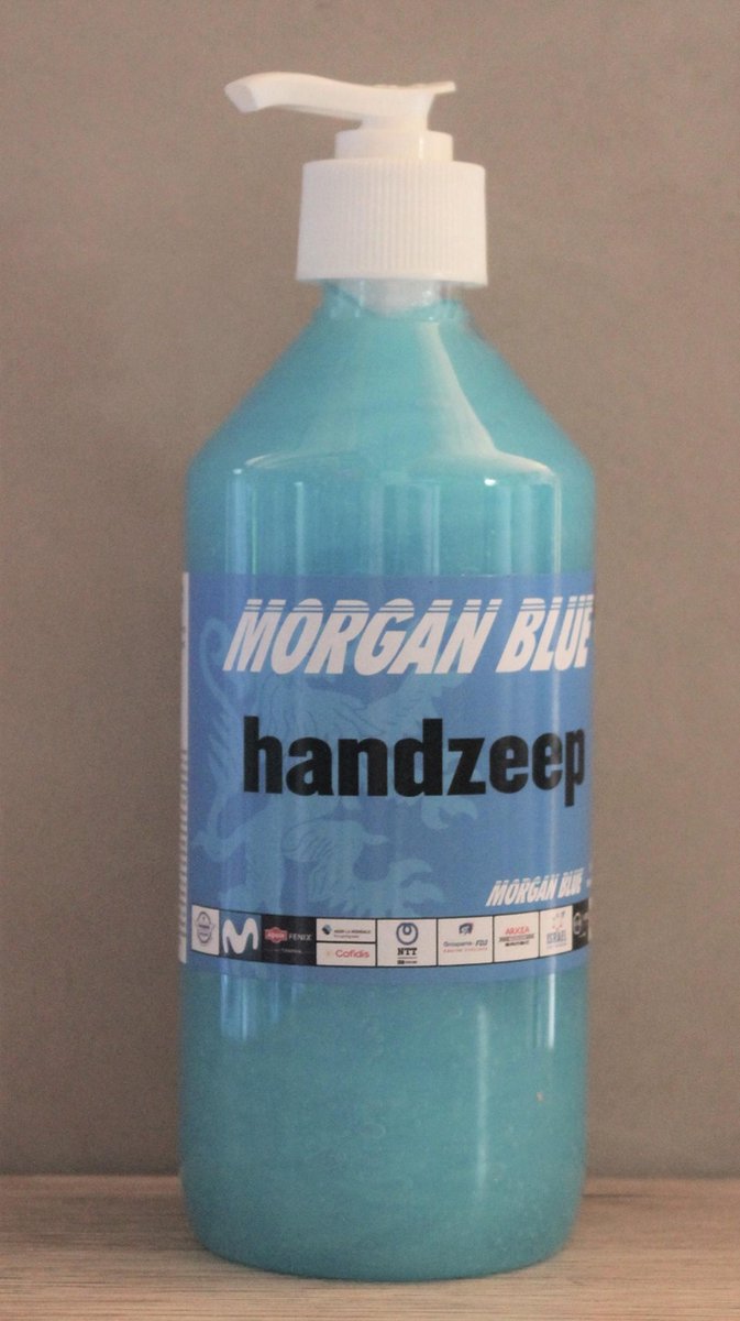 Handzeep Morgan Blue 500ml - vuile vettige handen proper krijgen - zandzeep  - nette handen | bol