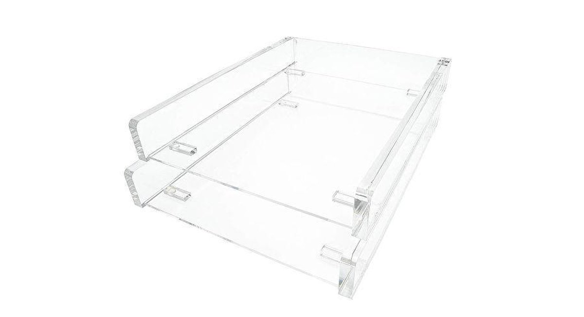 Portablocco Note In Acrilico Trasparente - 500 Foglietti 9x9 Cm - Design Moderno - Foto 9