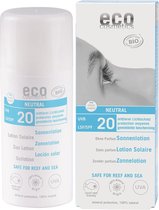 Eco Cosmetics - Bio Zonnebrandcrème SPF20 Zonder Parfum en Alcohol (ook voor kinderen)
