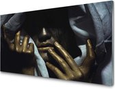 GLASSCHILDERIJ | CREATIVE CLOSE UP | 120 x 80 cm | Incl. Blind ophangsysteem | Glazen schilderij met hoge kwaliteit print