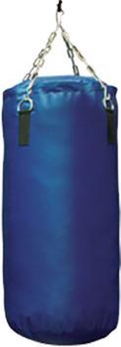Bokszak - Bisonyl - Blauw - Gevuld en met ketting 80 cm - 80 cm