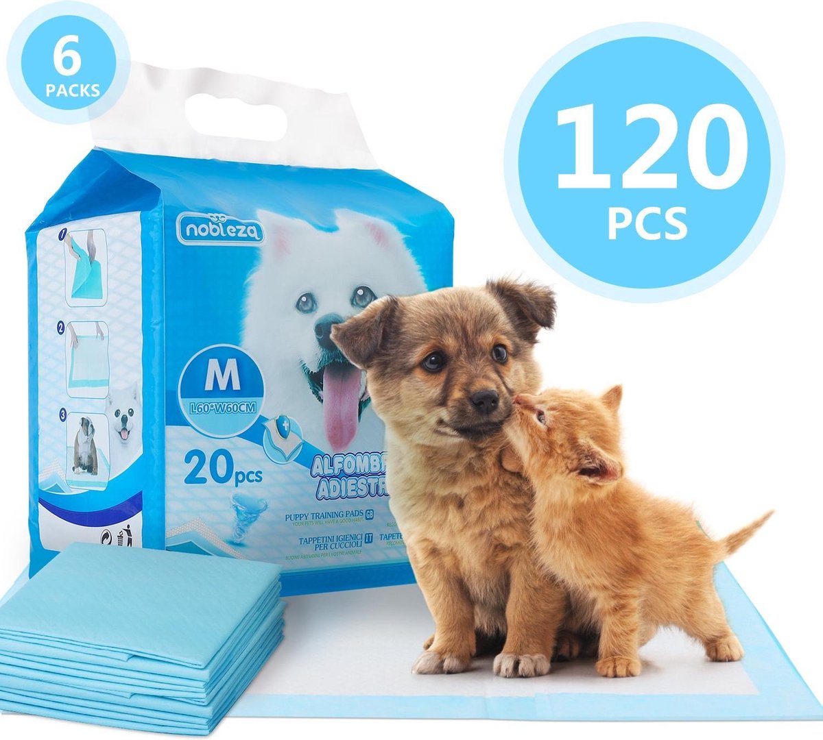 Nobleza puppy training Pads 120 stuks