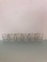Shotglazen 6 stuks - Wit