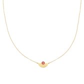 Yehwang Ketting waaier groen goud