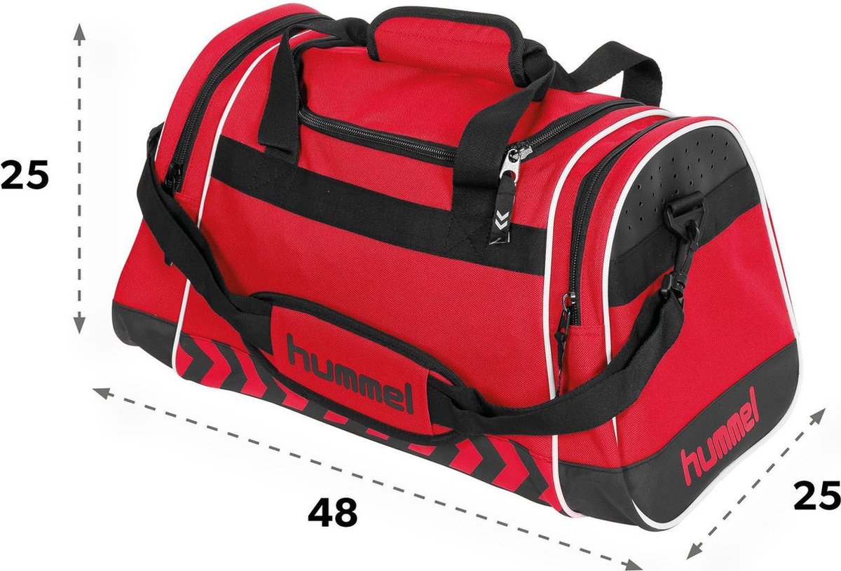 1200x815.jpg Hummel Sheffield Bag - Sporttas - Rood - Maat S - Afbeelding 1