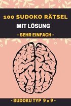 100 SUDOKU RAETSEL MIT LOESUNG SEHR EINFACH SUDOKU TYP 9 x 9