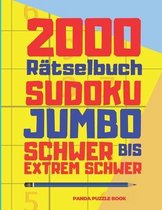 2000 Rätselbuch Sudoku Jumbo Schwer Bis Extrem Schwer