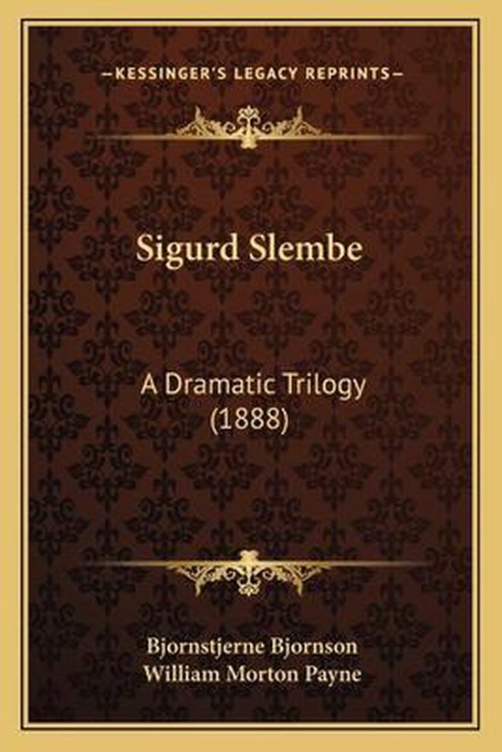 Sigurd Slembe, Bjӧrnstjerne Bjӧrnson 9781164919131 Boeken