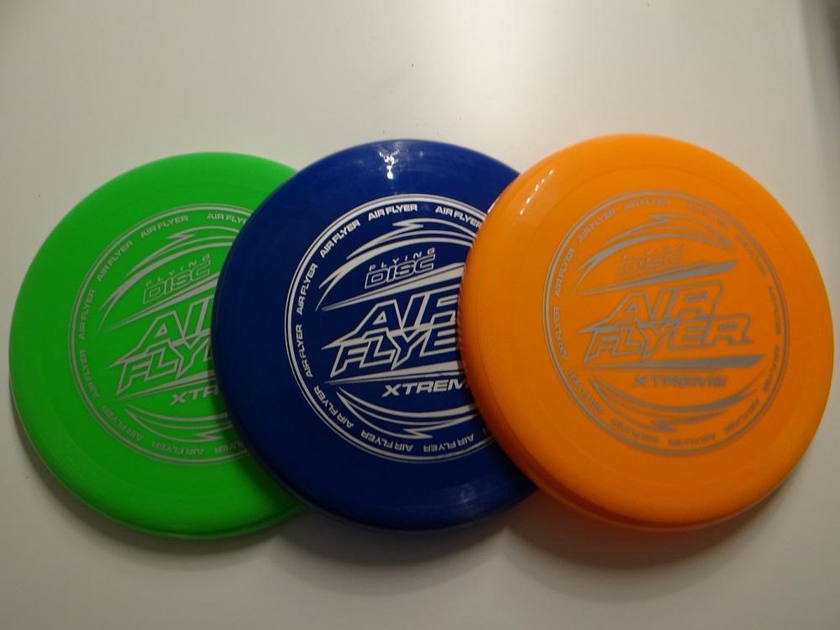 3x frisbee / flying disc / air Flyer 27cm | bol.com