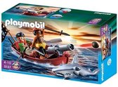 Playmobil 70493 / 5137 Piratenroeiboot met hammerhaai