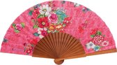 Luxe Waaier - Spaanse Waaier - Handwaaier - Bloem design - Hanami - Vent de Bohème