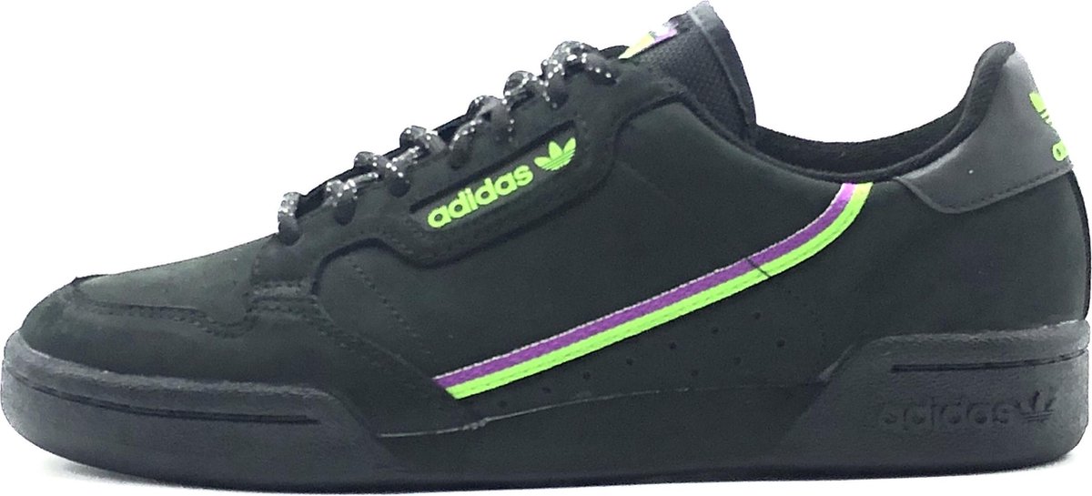 Adidas Continental 80 (Zwart/Groen/Paars) - Maat 41 1/3 Adidas Continental 80 (Zwart/Groen/Paars) - Maat 41 1/3