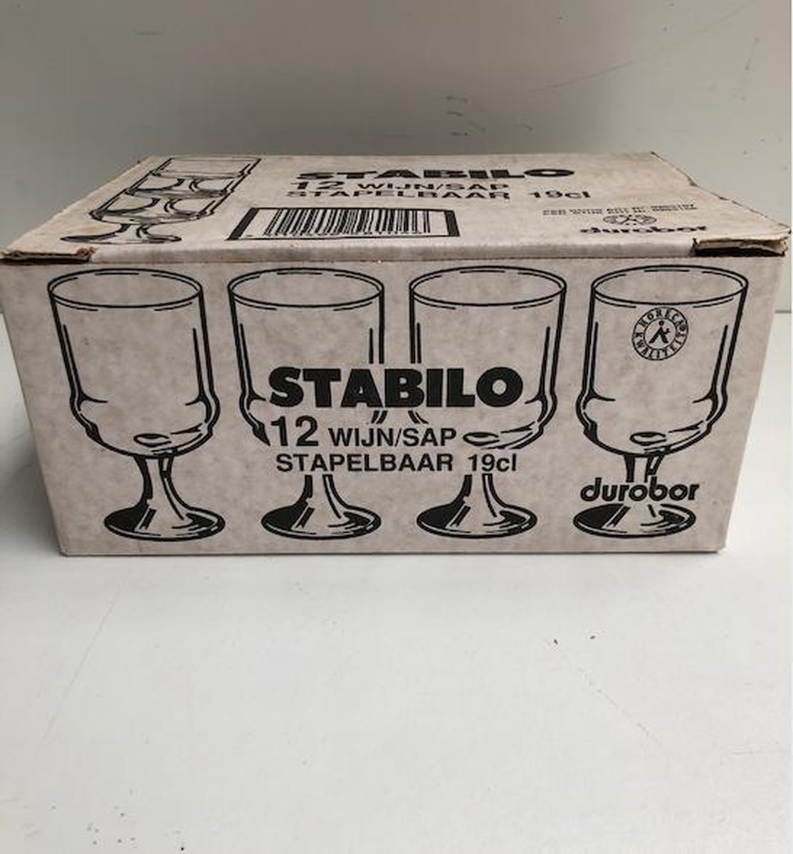 Lot De 6 Verres à Vin Durobor Gironde - 8x16 Cm, Lavables Lave-vaisselle