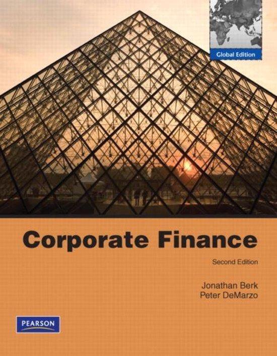 Samenvatting corporate finance