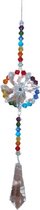 Raamhanger " Happiness " van Swarovski kristallen  ( Feng Shui kristal ) Raamkristal , Regenboogkristal ( Rainbow Joy )