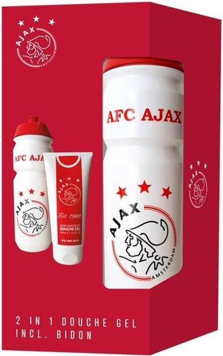 Ajax cadeauset - Bidon - Douchegel - Voor de echte Ajax Fan | bol.com