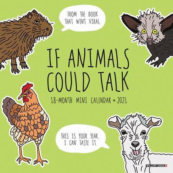 If Animals Could Talk 2021 Calendar, Carla Butwin 9781549214684