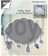 Joy!Crafts • Snij- embos- debosstencil baby wolk