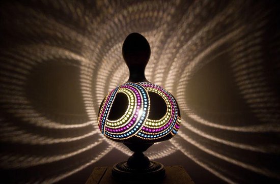 Lampe d'ambiance gourde faite à la main - Formes de perles - Lampe Design  pour le... | bol.com