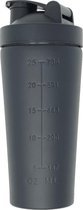 Roestvrijstalen Shakebeker - 750ml - BPA vrij - Zwart - Eiwitshaker
