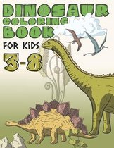 Dinosaur Coloring Book For Kids 3-8