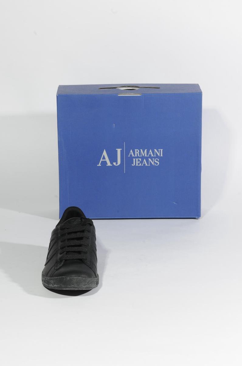 ARMANI JEANS - Sneakers - ZWART | bol.com