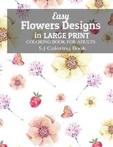 Easy Flowers Designs in Large Print