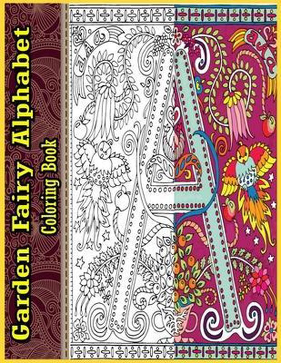 Garden Fairy Alphabet Coloring Book, Chahd Gk 9798649218146 Boeken