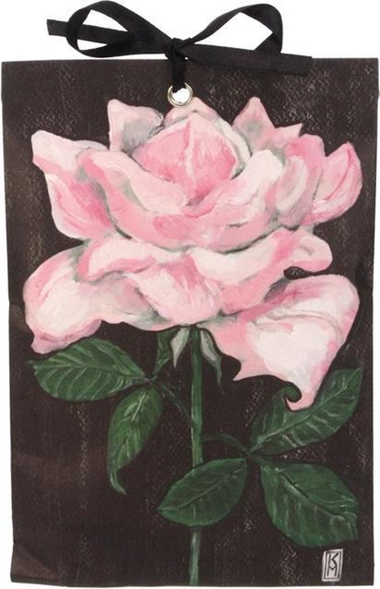Geurzakje Roze roos (english rose) 17x11,5cm