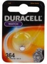 Duracell D364 Knoopcel Batterij Zilver