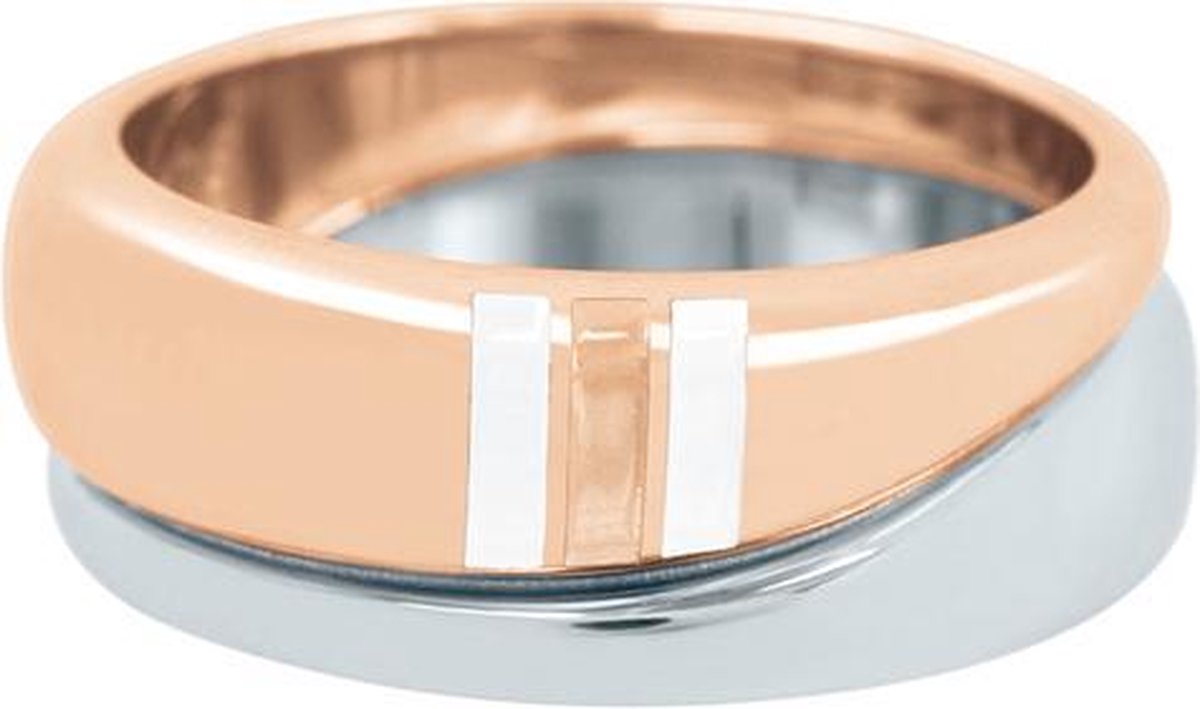 Tommy Hilfiger Chunky Ring Rosé Goudkleurig - 56