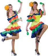 Brazilie & Samba Kostuum | Braziliaanse Samba Dame Samba-Era | Vrouw | Maat 32-34 | Carnaval kostuum | Verkleedkleding