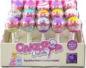 Cakepop Cuties lollipop met squishy 15 stuks in display