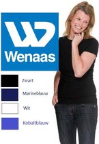 Wenaas - Dubbelpak T-shirt dames slim fit - 100% gekamde katoen 180 gr/m2 - 35050 Marine
S