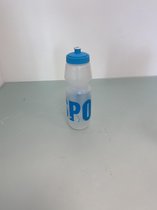 Blauwe sport bidon