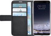 Azuri walletcase magnetic closure & cardslots - zwart - Nokia 9