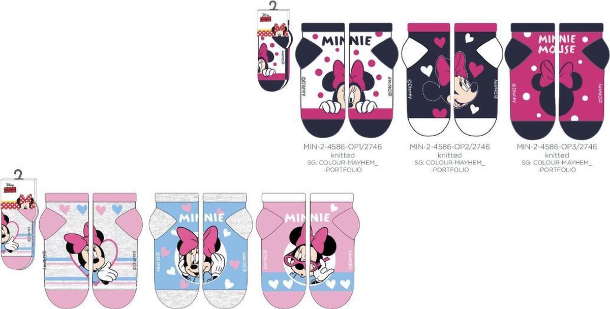 Minnie Mouse meisjessokken - nieuwigheid katoenrijke sokken 3