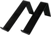 GoudmetHout Industriële Plankdragers L-vorm 20 cm - Staal - Mat Zwart - 4 cm x 20 cm x 15 cm