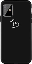 Voor Galaxy A81 / Note 10 Lite Frosted Candy-gekleurde ultradunne TPU-telefoon (zwart)