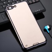 Voor iPhone 7 Plus / 8 Plus SULADA Borderless Drop-proof Vacuum Plating PC Case (Zwart)