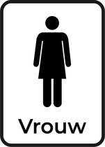 Bewegwijzering Sticker Toilet Vrouw - Default -  -  zakelijk - bewegwijzering  alle - Muursticker4Sale