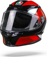 Agv K6 Max Vision Hyphen Black Red White  Integraalhelm - Motorhelm - Maat M/L