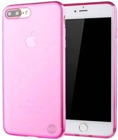 HEM hoes geschikt voor iPhone 7 / 8 / SE (2020 & 2022) roze siliconenhoesje transparant siliconenhoesje / Siliconen Gel TPU / Back Cover / Hoesje Iphone 7 / 8 / SE (2020 & 2022) roze doorzichtig