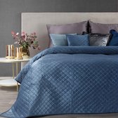 Luxe bed_deken_Brulo_Polyester_sprei_220x240 cm_Gewicht-180+70+100 GSM__blauw